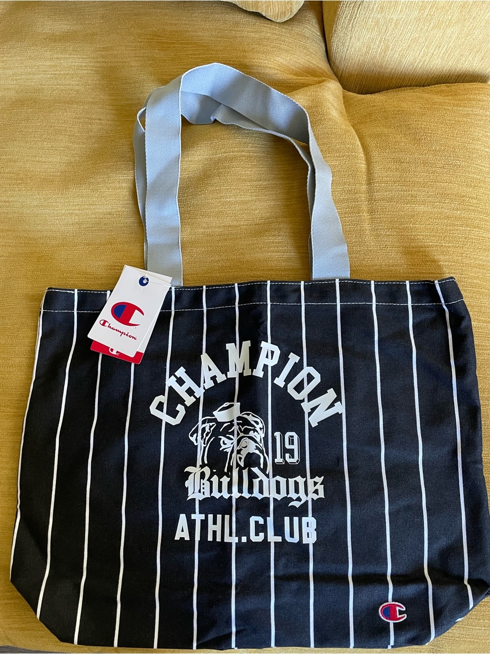 Champion Black and Light Tote + Black Crossbody Bundle
